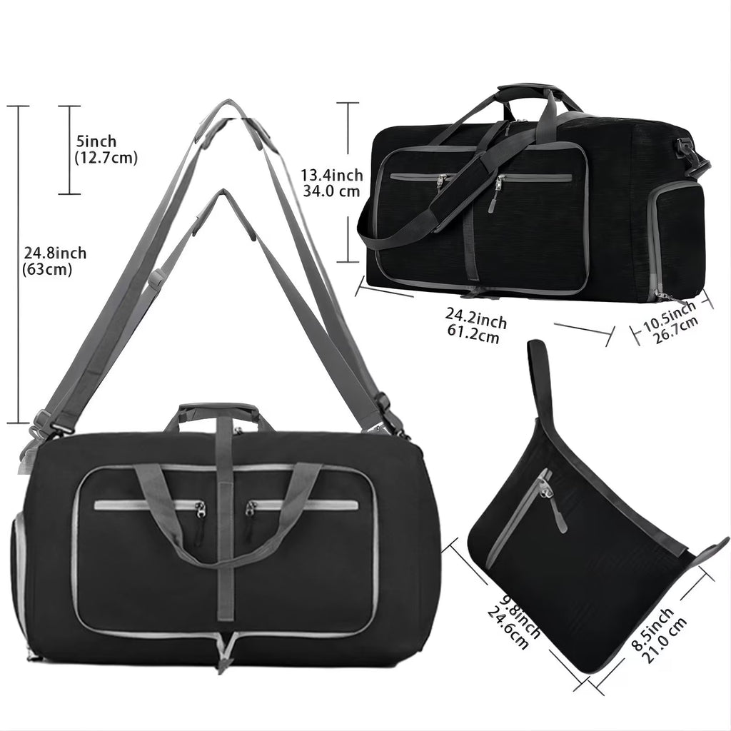 Duffle Bag Extra Large Travel Duffle Bags Waterproof Durable Weekender Bags for Women Multifunctional Overnight Bag for Traveling Camping Touring